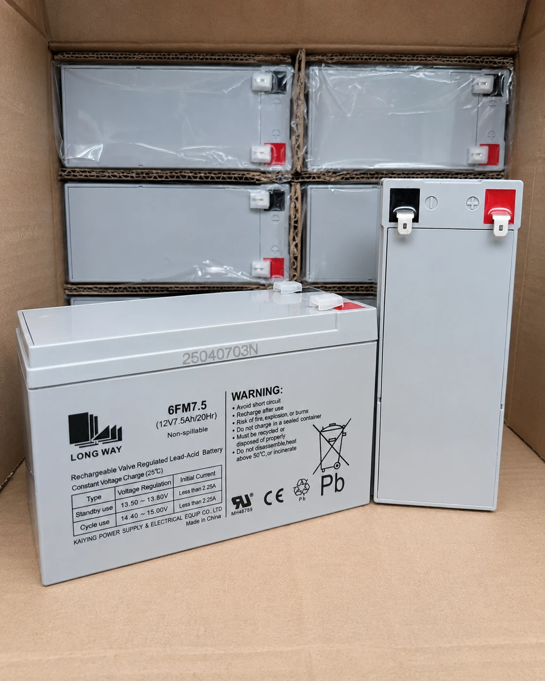 6FM7.5 (12V 7.5Ah) Stairlift Batteries - Image 5